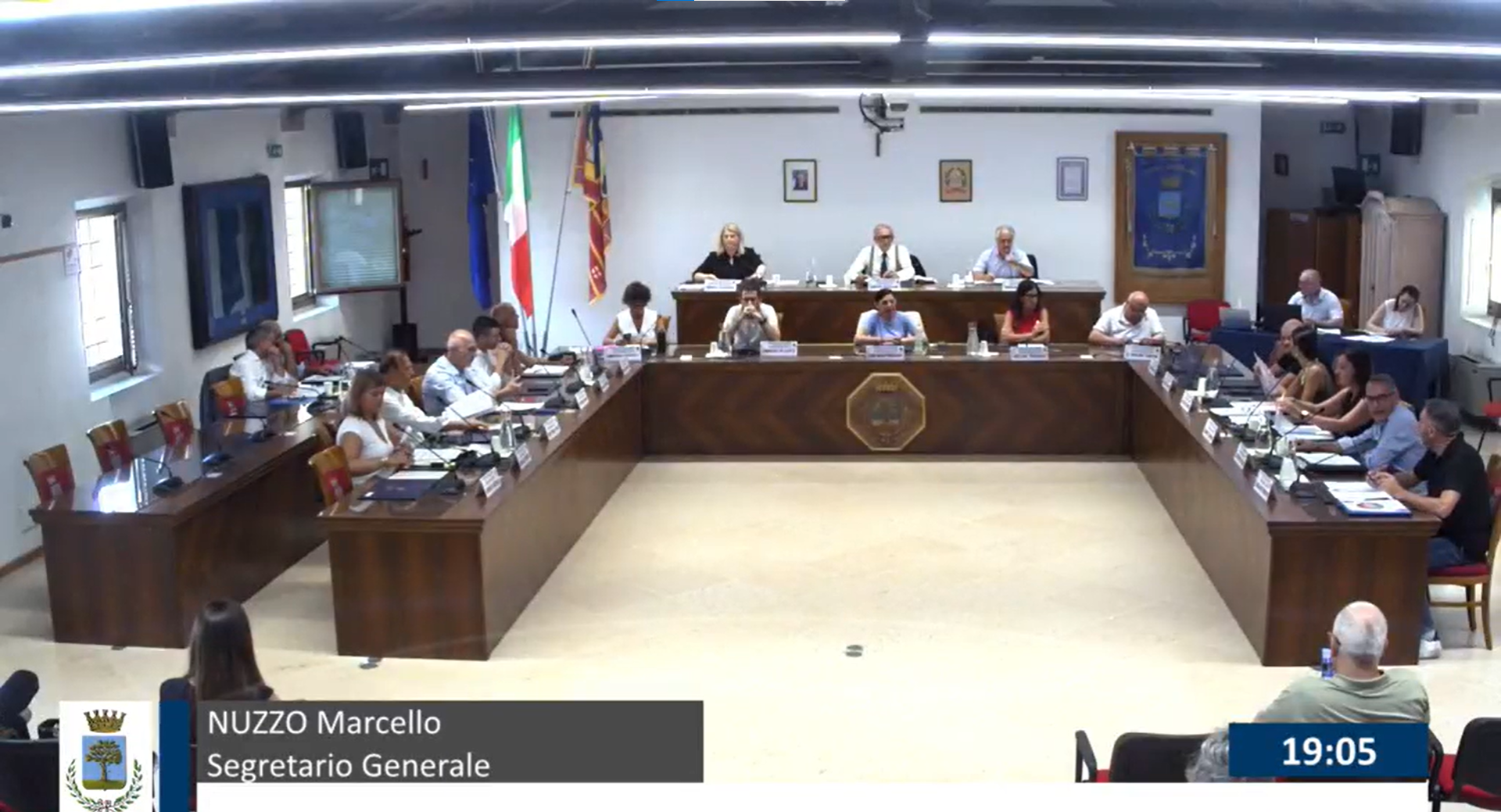 Sala consiliare del Comune di Bovolone