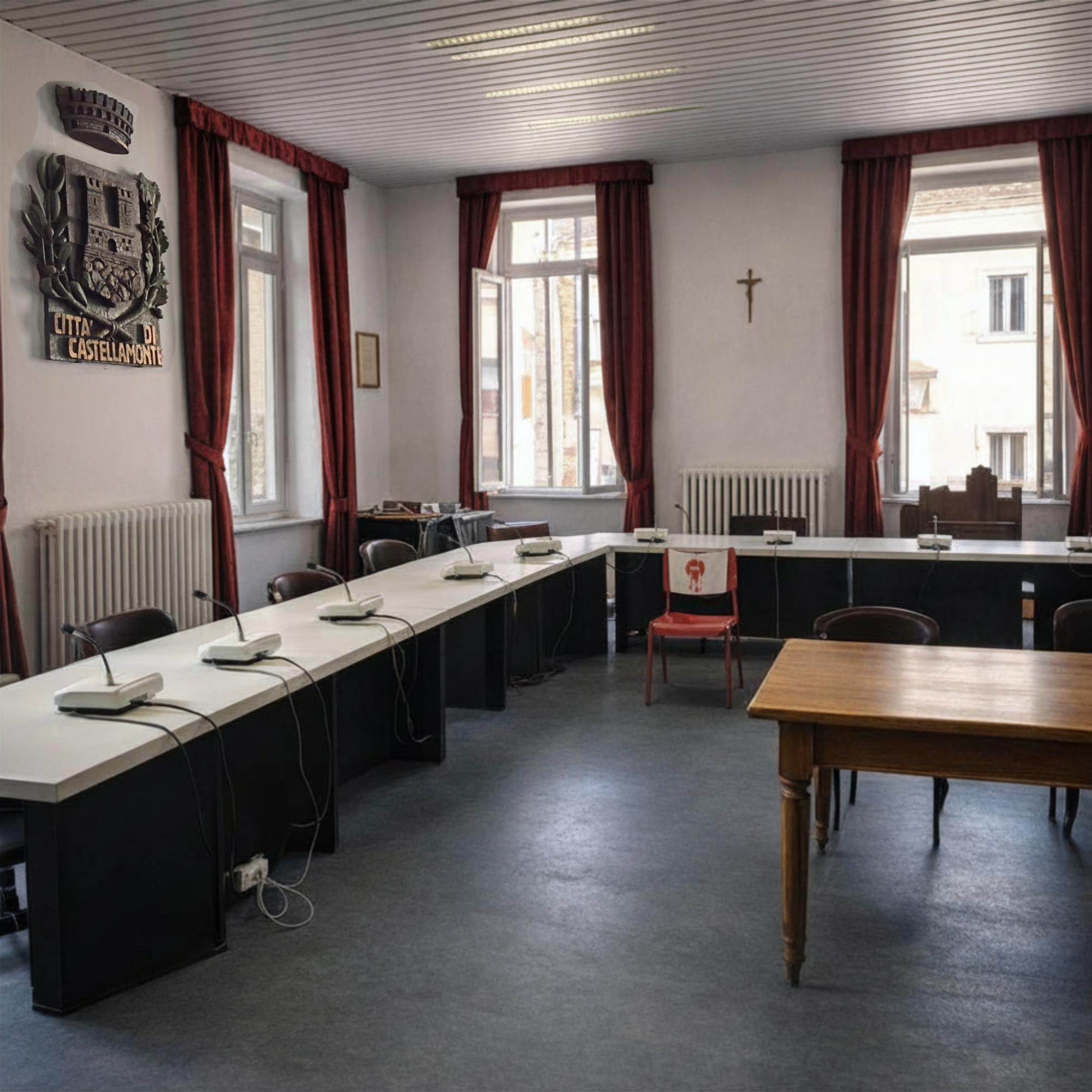 Sala consiliare del Comune di Castellamonte
